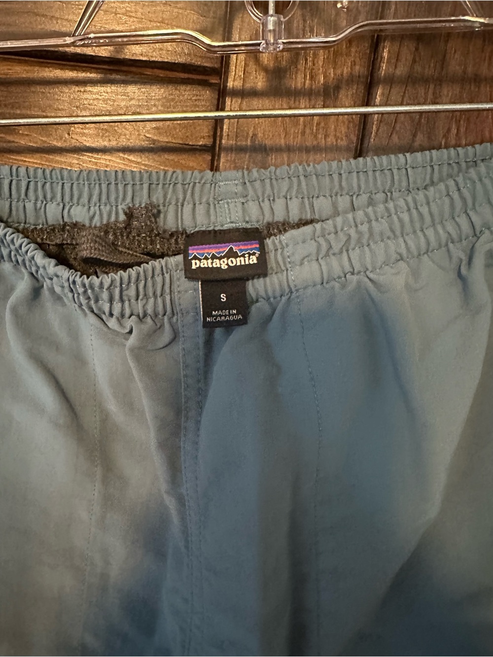 Patagonia Slate Blue Elastic Waist Swim Shorts - Picture 3 of 3